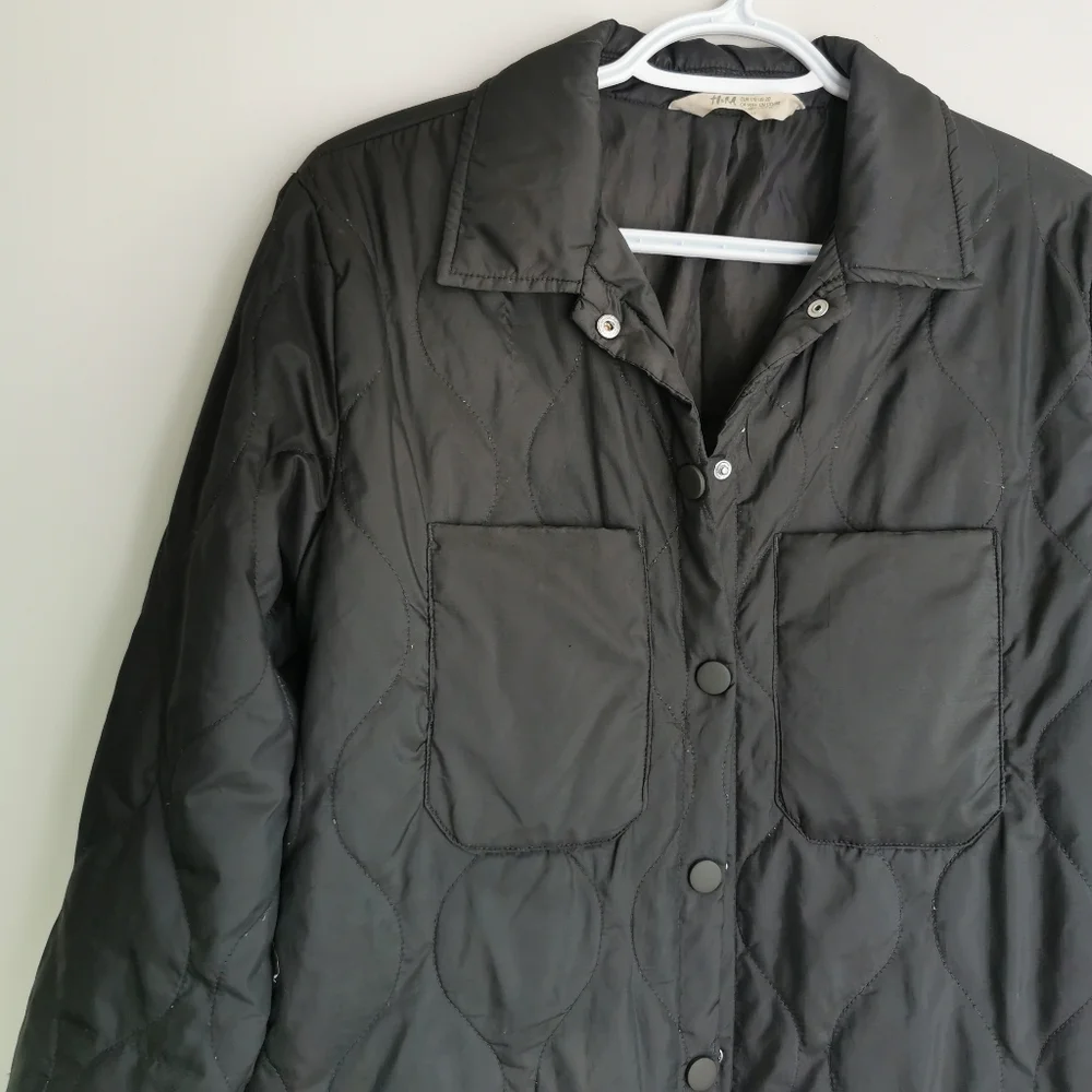 Quilted Collared Jacket - Picture 10 of 10